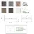 UPHOLSTERED BED "Verona"